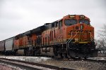 Tied down grain train